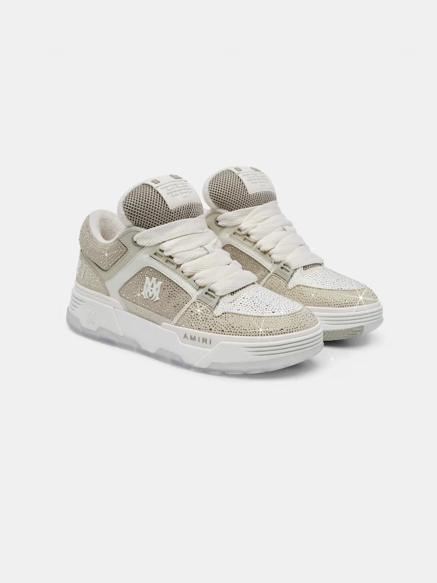 Amiri CRYSTAL MA-1 ALABASTER