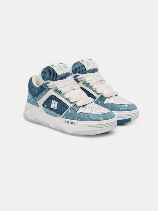 AMIRI CRYSTAL MA-1 DUSTY BLUE